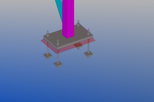 Structural steel detailing rendering by Cadntek Engineering